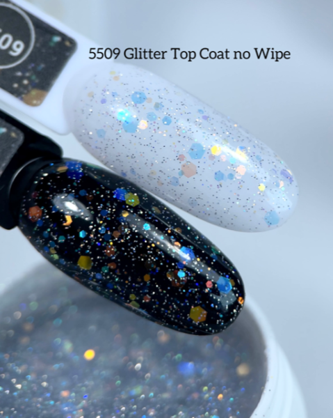 Glitter Top Coat no Wipe Karl Diamant 15 ml